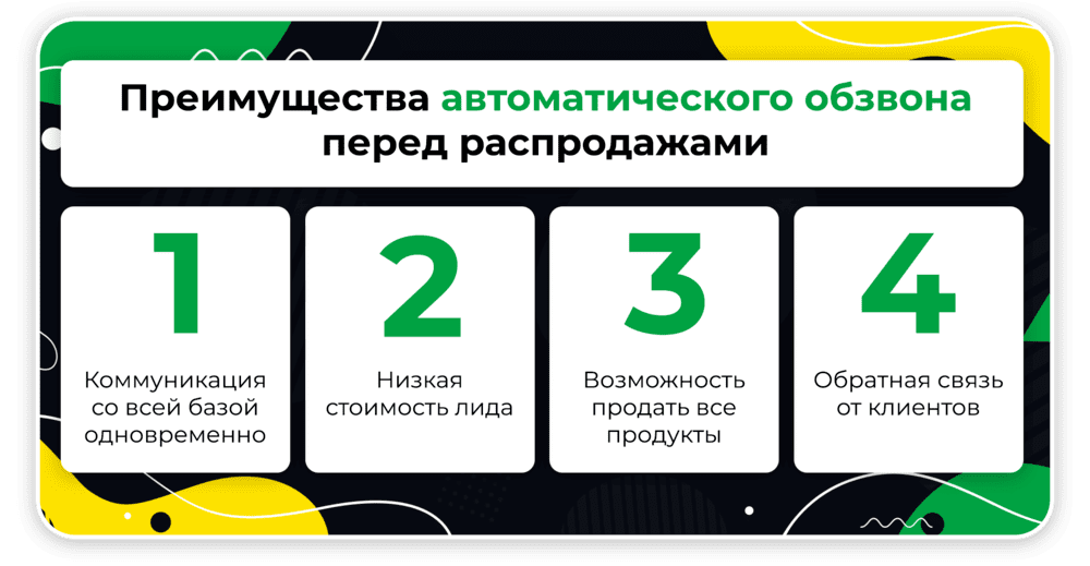 Преимущества обзвона голосовым ботом перед Черной пятницей